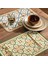 Desen 5 40X30 cm Deri Servis Altlığı Masa Mat Retro Yüksek Sıcaklık Dayanımı Sofra Mat Sofra Pedi Pvc Servis Altlığı Yağ Su Geçirmez Servis Mat (Yurt Dışından) 2