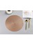 Gül Altın Çapı 38CM 4 Adet 6/4pcs Yuvarlak Placemats Restoran Yemek Masası Buğday Kulak Desenli Dekorasyon Mat Içi Boş Pvc Buğday Yemeği Tablemat Biftek Plaka Pedi (Yurt Dışından) 1
