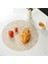 Gül Altın Çapı 38CM 4 Adet 6/4pcs Yuvarlak Placemats Restoran Yemek Masası Buğday Kulak Desenli Dekorasyon Mat Içi Boş Pvc Buğday Yemeği Tablemat Biftek Plaka Pedi (Yurt Dışından) 5