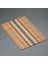 Haki Şerit 45X30 cm Bambu Servis Altlığı Coaster Kuzey Avrupa Haşlanma Önleyici Su Geçirmez Ped Masa Mat Dekorasyon Çay Aksesuarları Ev Mutfak Mat (Yurt Dışından) 1