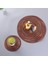 Brownc 6 Adet 30 cm 6 Adet/takım Keten Placemats Akşam Yemeği Masa Pedi Masa Coaster Mat Kahvaltı Boho Placemat Yuvarlak Masa Placemat Saman Isı Placemat (Yurt Dışından) 1