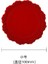 Kırmızı 10 cm Silikon Çiçek Servis Altlığı Sofra Yağa Dayanıklı Isı Yalıtımı Kaymaz Tablemat Coaster Mutfak Yıkanabilir Fincan Takımı Masa Mat (Yurt Dışından) 1