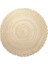 2CD-51020-004 30 cm Yuvarlak Pamuk Dokuma Iskandinav Tarzı Kaymaz Mutfak Placemat Coaster Yalıtım Pedi Bulaşık Kahve Fincanı Masa Mat Peçete Ev 51009 (Yurt Dışından) 1
