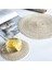 D S 11 cm Yuvarlak Dokuma Iskandinav Tarzı Kaymaz Placemat Coaster Yalıtım Dolgu Fincan Masa Mat Ev Dekor Peçete Mutfak Aksesuarları (Yurt Dışından) 4