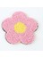 Bej 12CM 12CM El Püsküllü Peluş Çiçek Coaster Isı Yalıtım Masa Mat Ev Hediye Halı Coaster Masa Dekorasyon Aksesuarları (Yurt Dışından) 5