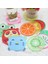 Kivi Coaster Sevimli Karikatür Hayvan Silikon Bardak Altlığı Yaratıcı Meyve Yalıtım Pedi Kalınlaşmış Yumuşak Lastik Kase Ped Su Bardağı Çay Placemat (Yurt Dışından) 2