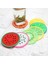 Kivi Coaster Sevimli Karikatür Hayvan Silikon Bardak Altlığı Yaratıcı Meyve Yalıtım Pedi Kalınlaşmış Yumuşak Lastik Kase Ped Su Bardağı Çay Placemat (Yurt Dışından) 4