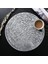 Yuvarlak Gümüş 2 Adet 6/4 Adet Placemats Seti Pvc Hollow Placemats Yemek Masası Paspasları Ev Lokanta Dekorasyonu Kesme Asılabilir Altın Bireysel Placemats (Yurt Dışından) 1