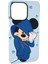 Apple iPhone 13 Pro Max Koruma Kılıf Mavi Renkli Mickey Mouse 360 Koruma 4