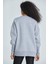 Eteği Yırtmaçlı Basic Sweatshirt 2