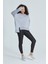 Eteği Yırtmaçlı Basic Sweatshirt 4