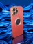 Apple iPhone 13 Pro Max Silikon (Kamera Korumalı) Bordo Kılıf Modeli 1
