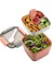 1 Adet-Pembe 1.1l 1.1ml/1.5ml Yetişkin Salata Öğle Yemeği Kutu Konteyner Salata Kasesi Kare Salata Sosu Kapları Salata Için Öğle Yemeği Kutusu Çocuklar Için (Yurt Dışından) 1