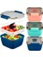 1 Adet-Pembe 1.1l 1.1ml/1.5ml Yetişkin Salata Öğle Yemeği Kutu Konteyner Salata Kasesi Kare Salata Sosu Kapları Salata Için Öğle Yemeği Kutusu Çocuklar Için (Yurt Dışından) 2