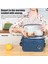 Şarap Kırmızısı M 26X17X18CM Taşınabilir Öğle Yemeği Çantası Gıda Termal Kutusu Dayanıklı Su Geçirmez Ofis Soğutucu Öğle Yemeği Kutusu Omuz Askılı Organizatör Yalıtımlı Kılıf (Yurt Dışından) 4