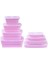 Mavi 350ML 4 Boyutları Silikon Katlanır Bento Kutusu Katlanabilir Öğle Yemeği Kutusu Mikrodalgada Taşınabilir Yemek Gıda Saklama Kabı Çocuk Yetişkin Için (Yurt Dışından) 3