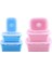 Mavi 350ML 4 Boyutları Silikon Katlanır Bento Kutusu Katlanabilir Öğle Yemeği Kutusu Mikrodalgada Taşınabilir Yemek Gıda Saklama Kabı Çocuk Yetişkin Için (Yurt Dışından) 4
