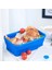 Mavi 350ML 4 Boyutları Silikon Katlanır Bento Kutusu Katlanabilir Öğle Yemeği Kutusu Mikrodalgada Taşınabilir Yemek Gıda Saklama Kabı Çocuk Yetişkin Için (Yurt Dışından) 5