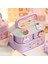 C 820 ml Mor S Kawaii Taşınabilir Öğle Yemeği Kutusu Kızlar Için Okul Çocuklar Plastik Piknik Bento Kutusu Bölmeli Mikrodalga Gıda Kutusu Saklama Kapları (Yurt Dışından) 5