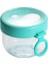 Mavi 600 ml Yulaf Ezmesi Fincan Hava Geçirmez Kapak Kaşıkla Kalınlaşmış Gıda Depolama Taşınabilir Gecelik Yoğurt Süt Salatası Kahvaltı Kavanoz (Yurt Dışından) 1
