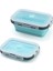 Bu 1200 ml 4 Adet/takım Silikon Dikdörtgen Yemek Kabı Katlanabilir Bento Kutusu Katlanır Gıda Kabı Kase 300/500/800/1200 ml Yemek Takımı (Yurt Dışından) 1