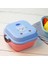 14X12.3X7.8CM Sevimli Bento Yemek Kabı Kawaii Çocuklar Için Okul Çocukları Japon Tarzı Anaokulu Çocuk Ekmek Sandviç Yiyecek Kutusu Plastik (Yurt Dışından) 1