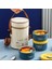1 Kat E600ML Paslanmaz Çelik Vakum Termal Öğle Yemeği Kutusu Yalıtımlı Öğle Yemeği Çantası Gıda Isıtıcı Konteyner Termos Çorba Bardağı Bento Kutusu Çocuklar Için Öğrenci (Yurt Dışından) 5