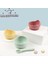 990992RED 1 2 Adet/takım Silikon Bebek Besleme Kase Sofra Çocuklar Için Su Geçirmez Vantuz Kaşıkla Çocuk Yemekleri Mutfak Bebek Eşyaları (Yurt Dışından) 2