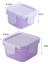PURPLE60ML Gıda Kabı Taze Tutma Sızdırmaz Gıda Saklama Kutusu Ev Için Plastik Pratik Gıda Sınıfı (Yurt Dışından) 3