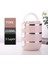 Jpa-3layers-Pembe Çok Katmanlı Paslanmaz Çelik Öğle Yemeği Kutusu Gıda Taşınabilir Termal Öğle Yemeği Kutusu Piknik Ofis Çocuk Işçiler Okul Japon Bento (Yurt Dışından) 1