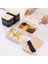 Bej 1200 ml Askılı Bento Kutuları Çift Katmanlı Bento Kılıfları Dahili Sofra Takımı Japon Tarzı Sızdırmaz Öğle Yemeği Kutuları Öğle Yemeği Kapları (Yurt Dışından) 2