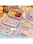 Kırmızı S Kawaii Yemek Kabı Taşınabilir Okul Çocukları Piknik Bento Kutusu Mikrodalga Yiyecek Kutusu Bölmeli Saklama Kapları Yemek Kabı (Yurt Dışından) 3