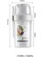 Beyaz (310ML-760ML) Iki Katlı Kahvaltı Yulaf Ezmesi Tahıl Mühür Salata Bardağı Taşınabilir Iki Katlı Bardak Konteyneri, Çatal Bardak Kapaklı Tuppers Gıda Konik Kase Öğle Yemeği Kutusu (Yurt Dışından) 1