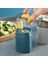 Mavi Kürdan Kutusu Otomatik Açılır Kişiselleştirilmiş Yaratıcı Üst Düzey Ev Pamuk Kürdan Tüpü Preslenmiş Kürdan Kovası (Yurt Dışından) 4