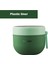Yeşil-Plastik Pp Mini Termal Öğle Yemeği Kutusu Gıda Kaşıklı Konteyner Paslanmaz Çelik Vakumlu Bardak Çorba Bardağı Yalıtımlı Öğle Yemeği Kutusu Taza Desayuno Portatil (Yurt Dışından) 1
