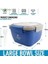 Mor 1500 ml 52 Oz Bento Öğle Yemeği Kutusu Salata Kabı Öğle Yemeği Için Bpa Ücretsiz Sızdırmaz Salata Sosu Kabı Akıllı Kilit ile Yeniden Kullanılabilir Spork (Yurt Dışından) 5