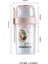Mavi (230ML-560ML) Iki Katlı Kahvaltı Yulaf Ezmesi Tahıl Mühür Salata Bardağı Taşınabilir Iki Katlı Bardak Konteyneri, Çatal Bardak Kapaklı Tuppers Gıda Konik Kase Öğle Yemeği Kutusu (Yurt Dışından) 2