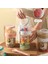 Mavi (230ML-560ML) Iki Katlı Kahvaltı Yulaf Ezmesi Tahıl Mühür Salata Bardağı Taşınabilir Iki Katlı Bardak Konteyneri, Çatal Bardak Kapaklı Tuppers Gıda Konik Kase Öğle Yemeği Kutusu (Yurt Dışından) 3