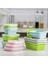 A-Koyu Mavi 540ML 1200ML Silikon Katlanabilir Öğle Yemeği Kutusu Katlanabilir Gıda Saklama Kabı Bento Bpa Içermeyen Mikrodalgada Taşınabilir Piknik Dikdörtgen Kutu (Yurt Dışından) 2