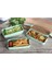 Yeşil B 900 ml 3 Katmanlar Mikrodalga Öğle Yemeği Kutusu Buğday Samanı Yemek Takımı Gıda Saklama Kabı Çocuk Çocuk Okul Ofis Taşınabilir Bento Kutusu (Yurt Dışından) 4