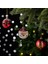 New Year Yılbaşı Santa Ağaç Süsü Seti 9 Parça 6 cm 1