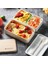 Beyaz Tuuth Mikrodalga Çift Katmanlı Öğle Yemeği Kutusu 1200 ml Ahşap Duygu Salata Bento Kutusu Bpa Ücretsiz Taşınabilir Konteyner Kutusu Işçiler Öğrenci (Yurt Dışından) 3