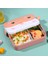 Pembe Sevimli Bento Yemek Kabı Çocuklar Için Okul Çocukları Japon Tarzı Paslanmaz Çelik Anaokulu Çocuk Ekmek Sandviç Yiyecek Kutusu (Yurt Dışından) 5