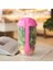 Pembe 1000 ml 1l Taşınabilir Salata Bardağı Çocuk Kahvaltı Salata Kasesi Çatal ile Okul Öğle Yemeği Kutusu Gıda Depolama Bento Kutusu Yoğurt Yulaf Ezmesi Tahıl Süt Fincan (Yurt Dışından) 1