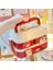 820 ml Sarı S Japon Tarzı Kawaii Bento Kutusu Kızlar Için Okul Çocukları Piknik Yemek Kabı Bölmeli Mikrodalga Gıda Saklama Kapları (Yurt Dışından) 2