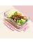 B2 1000 ml Yeni Stil Öğle Yemeği Kutusu Cam 1050 ml Mikrodalga Bento Kutusu Gıda Saklama Kutusu Okul Gıda Kapları Bölmesi (Yurt Dışından) 4
