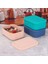 YH-GREEN-1300ML 1 Silikon Bento Kutusu 3 Bölmeli Yetişkin Öğle Yemeği Kutusu Bento Konteynerleri Okul Iş Seyahati Için Kapaklı Gıda Saklama Kutusu Konteyner (Yurt Dışından) 5
