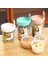 Pembe 560ML Kahvaltı Yulaf Ezmesi Tahıl Fındık Yoğurt Salata Bardağı Mühürlü Konteyner Seti Çatal Sos Bardağı Kapaklı Bento Tuppers Gıda Konik Kase Öğle Yemeği Kutusu (Yurt Dışından) 2