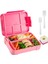 1pc-Pembe Çocuk ve Öğrenci Öğle Yemeği Kutuları Bölmelerde Mühürlü Meyve Kutuları Salata Kutuları Çalışma Mikrodalga Isıtma Bento Kutuları (Yurt Dışından) 2