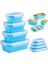 GREEN500ML Silikon Öğle Yemeği Kutusu Taşınabilir Kase Renkli Katlanır Gıda Kabı Öğle Yemeği Kutusu 350/500/800/1200ML Çevre Dostu (Yurt Dışından) 3